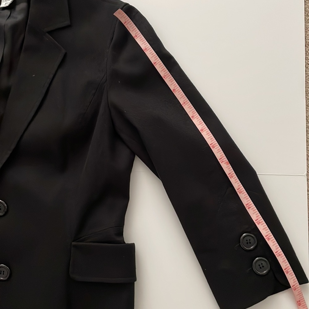 Nine West Black Jacket/Blazer - 3/4 sleeve, size 4 - Picture 6 of 10